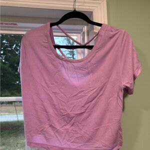 American Eagle Outfitters Lilac Crop Top